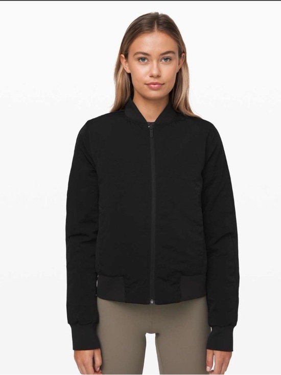 lululemon athletica Jackets & Blazers - Lululemon Non-Stop Bomber *Reversible
Black (Second Release) SZ 6 W4BDGS